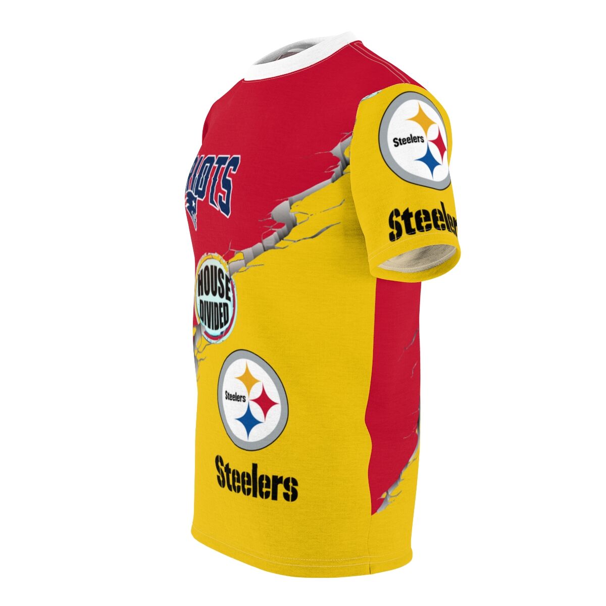 Custom Split Football Jerseys House Divided Jersey Split Half 