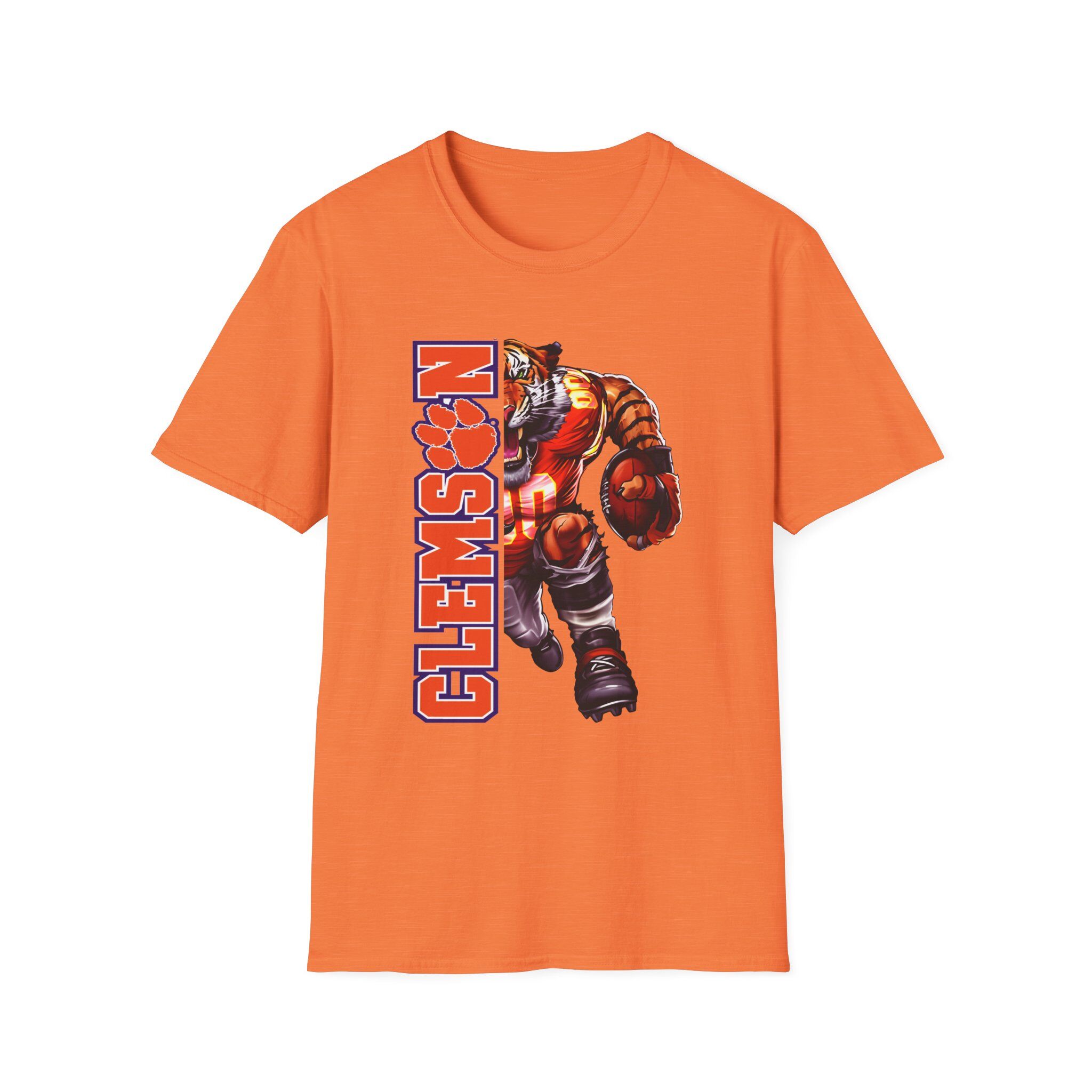 Clemson Tiger T-Shirt, College Football Fan Shirt, Unisex Soft Style Tee - Image 8