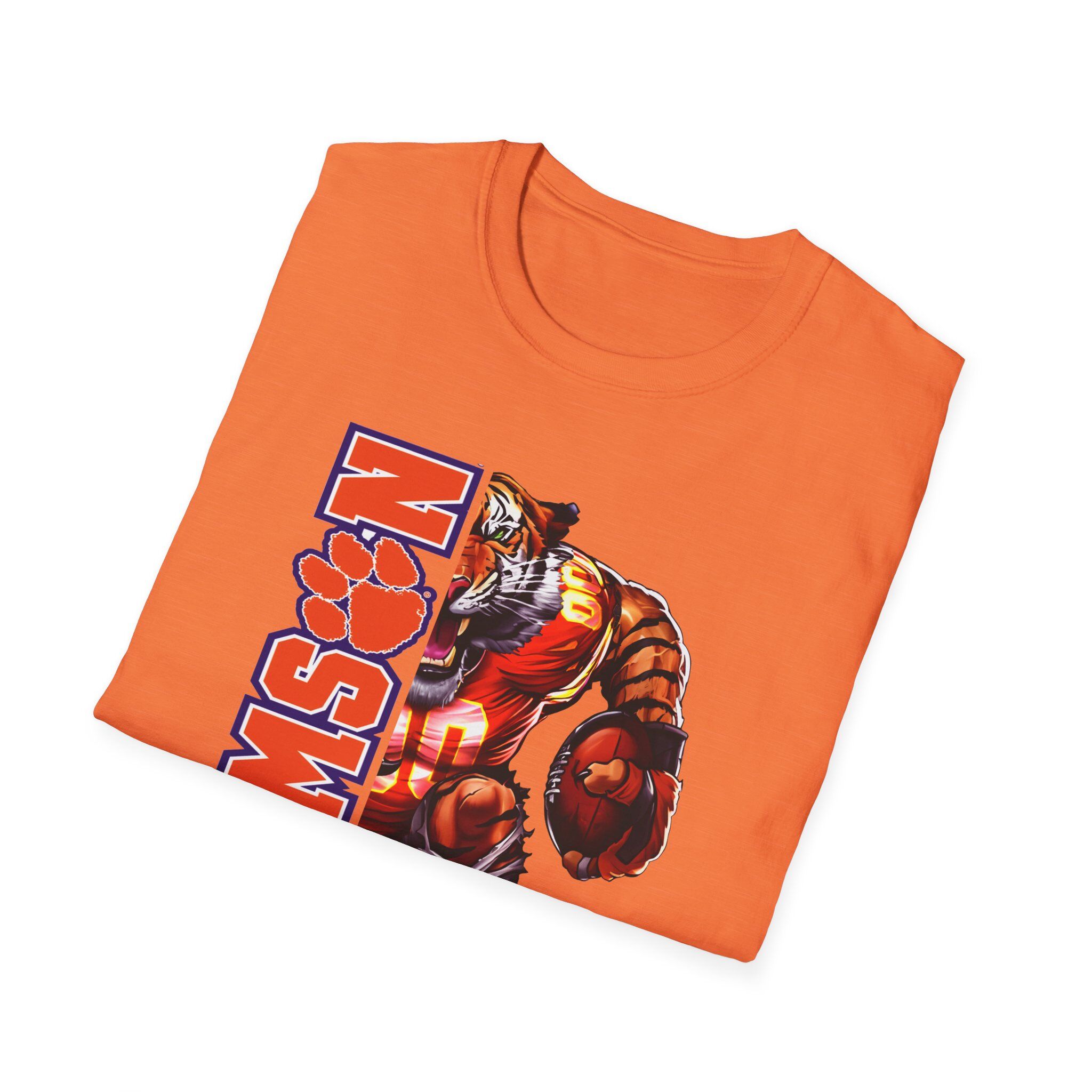 Clemson Tiger T-Shirt, College Football Fan Shirt, Unisex Soft Style Tee - Image 9
