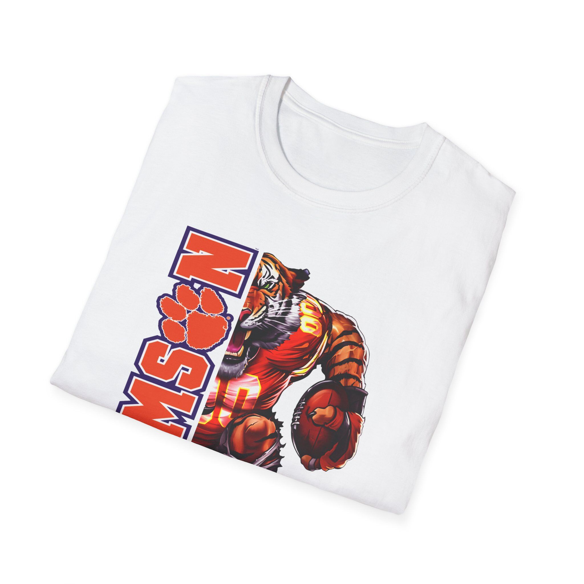 Clemson Tiger T-Shirt, College Football Fan Shirt, Unisex Soft Style Tee - Image 7