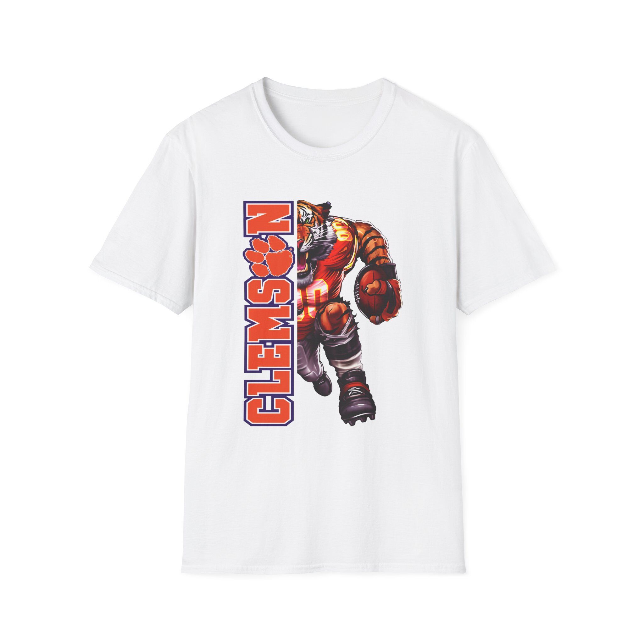 Clemson Tiger T-Shirt, College Football Fan Shirt, Unisex Soft Style Tee - Image 4